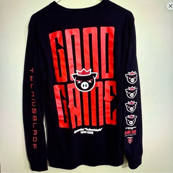 Techno blade Merch Sweatshirt Good Game Long Sleeve t shirt - Picture 6 of 8